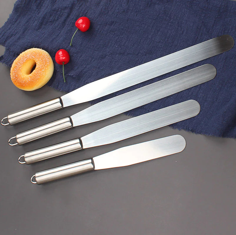 Dluxe Ave. Stainless Steel Baking Cream Spatula Tool