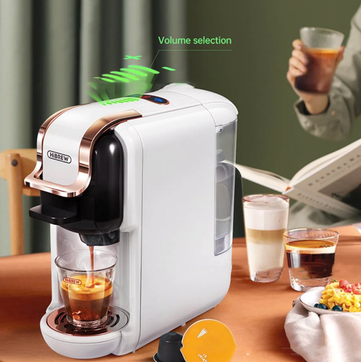 Dluxe Ave. Espresso Capsule Coffee Machine