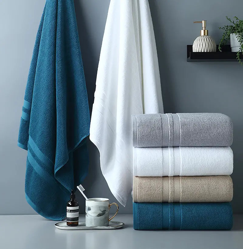 Dluxe Ave. Cotton Hand Towel Set - Soft Absorbent Bathroom Towels