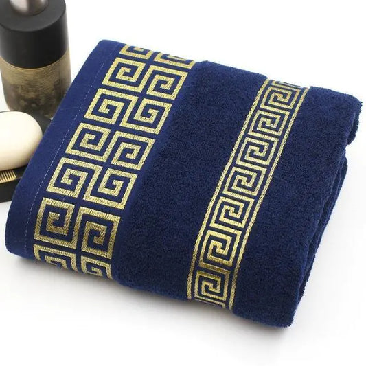 Dluxe Ave. Cotton Solid Color Large Bath Towel Gift Set