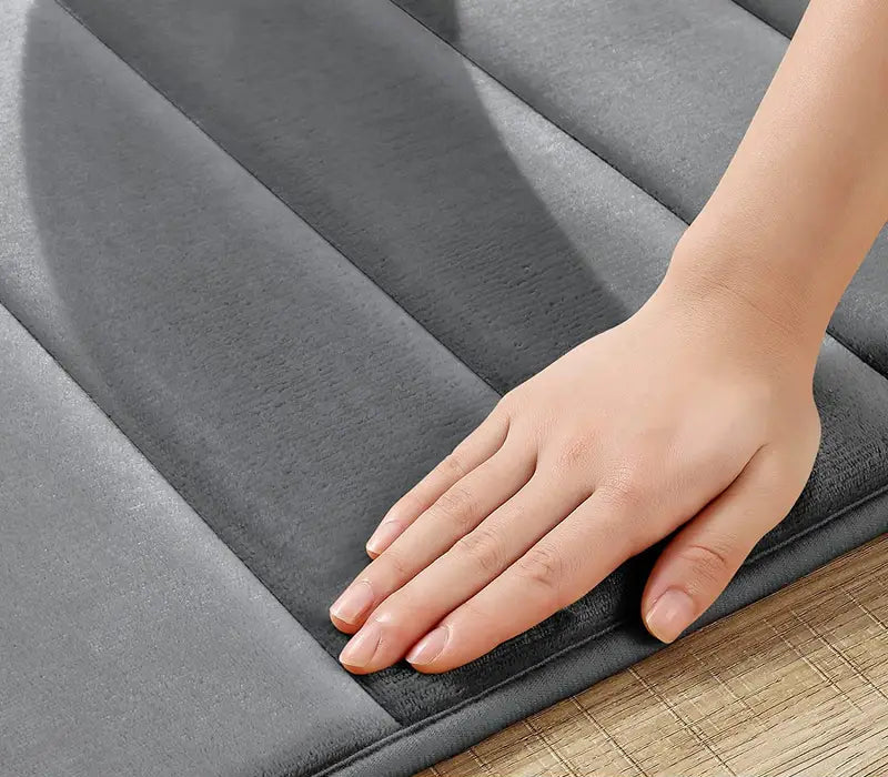 Dluxe Ave. Memory Foam Bath Mat - Soft, Absorbent, Non-Slip