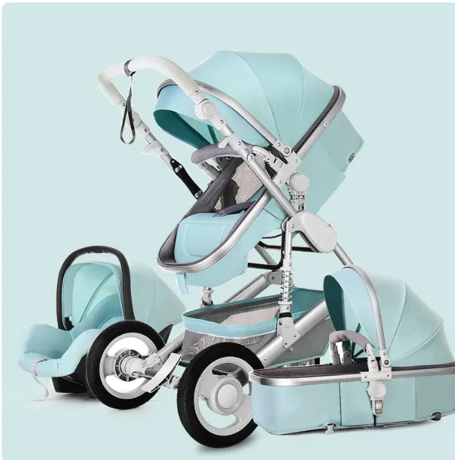 Dluxe Ave. High-View Foldable Stroller – Sit & Recline Comfort