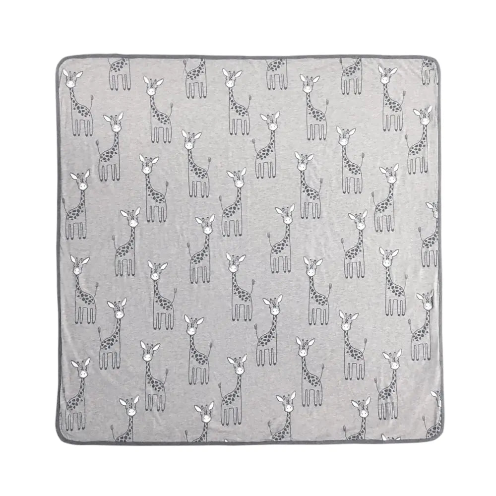 Dluxe Ave. Giraffe, Rabbit, Tiger Square Animal Blanket for Babies