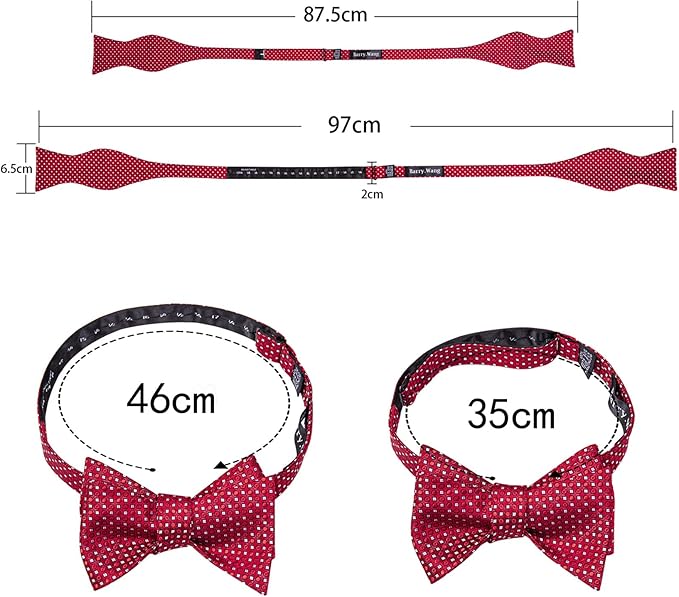 Dluxe Ave. Mens Bow Tie Set with Lapel Pin Brooch Dark Green Silk Self Tie Bowtie Handkerchief Cufflinks