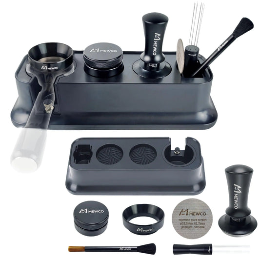 Dluxe Ave. 7 Pack Espresso Tamper Station&Coffee Distributor  (54 mm)