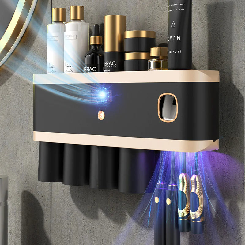 Dluxe Ave. Smart UV Toothbrush Holder – With Disinfection & Rechargeable Function