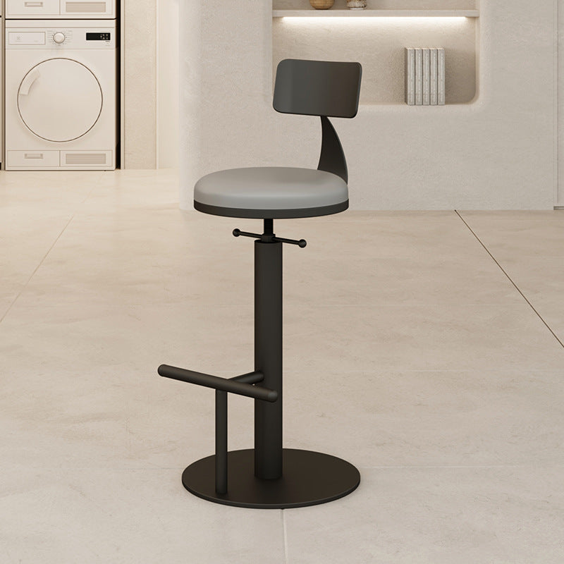 Adjustable Height Swivel Bar Stool