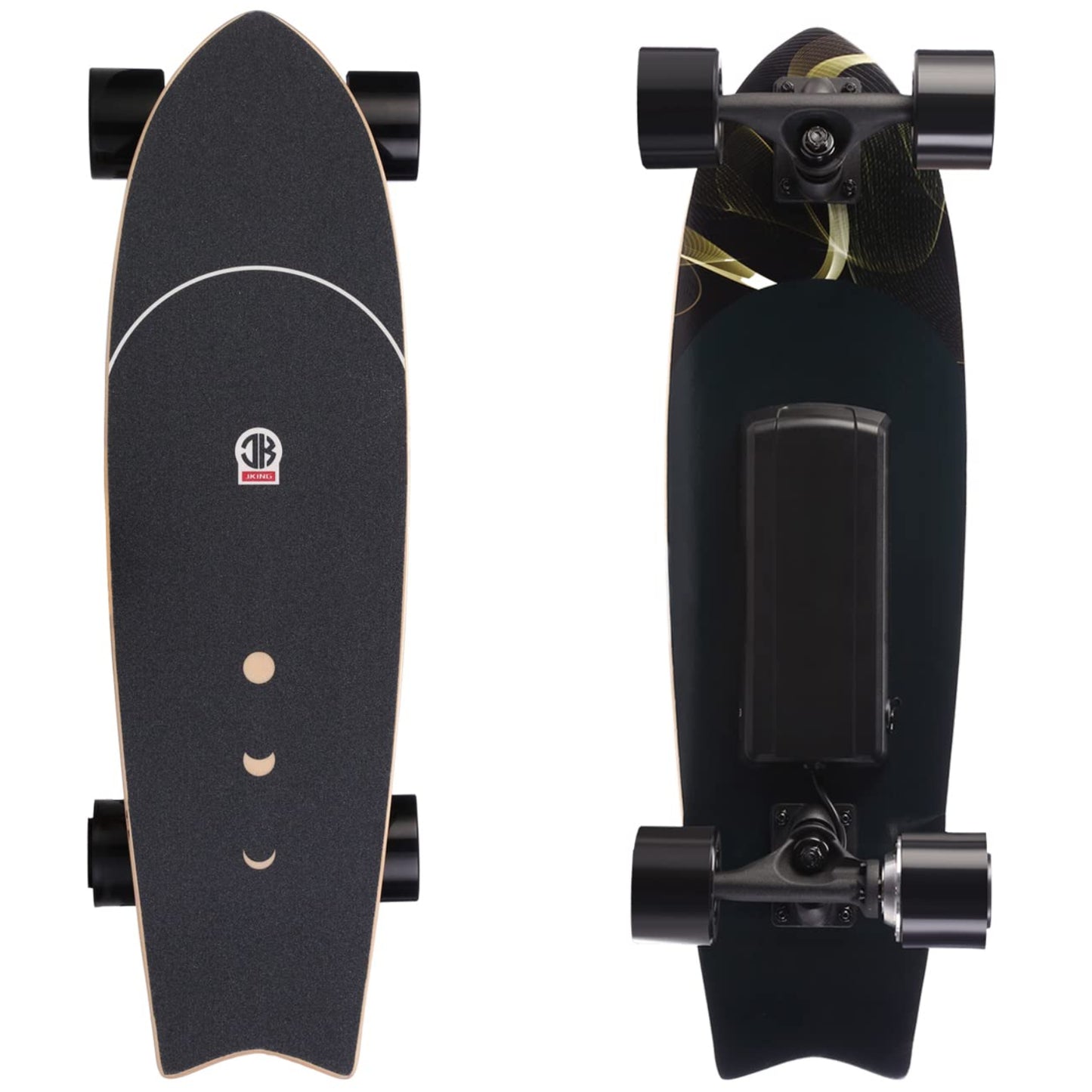 Dluxe Ave. Electric Skateboard with Remote350W Hub-Motor7/ Lays Maple12.4 MPH Top Speed5 Miles Range
