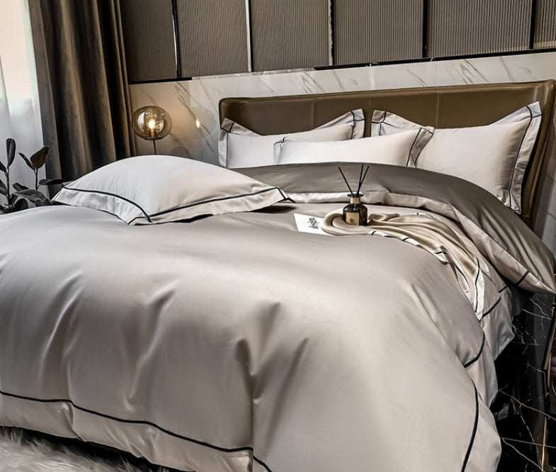 Dluxe Ave. Light Luxury Pure Cotton Four-Piece Set