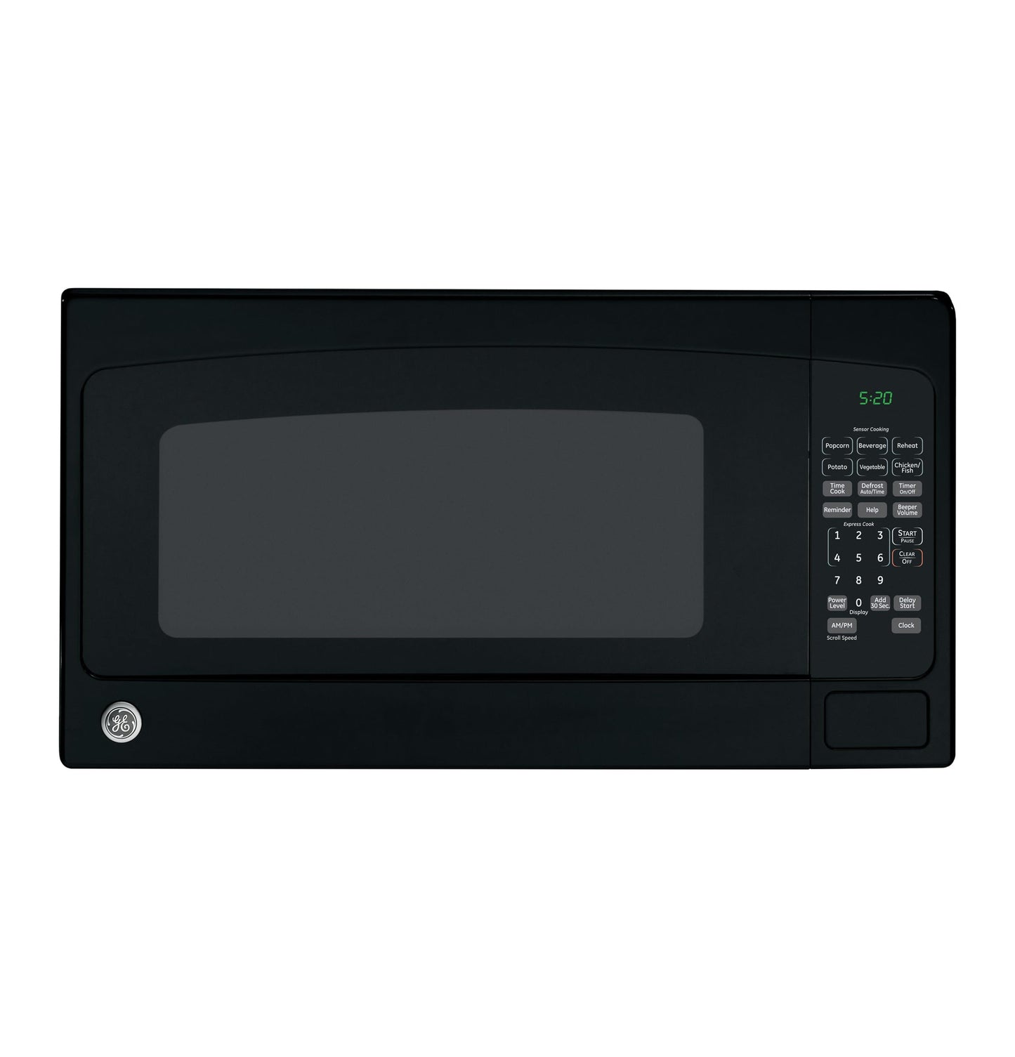 Dluxe Ave. GE Microwave Oven 1200-watt Capacity Cubic 8 Auto Cooking Settings Kitchen Essentials 2.0 Cu. Ft
