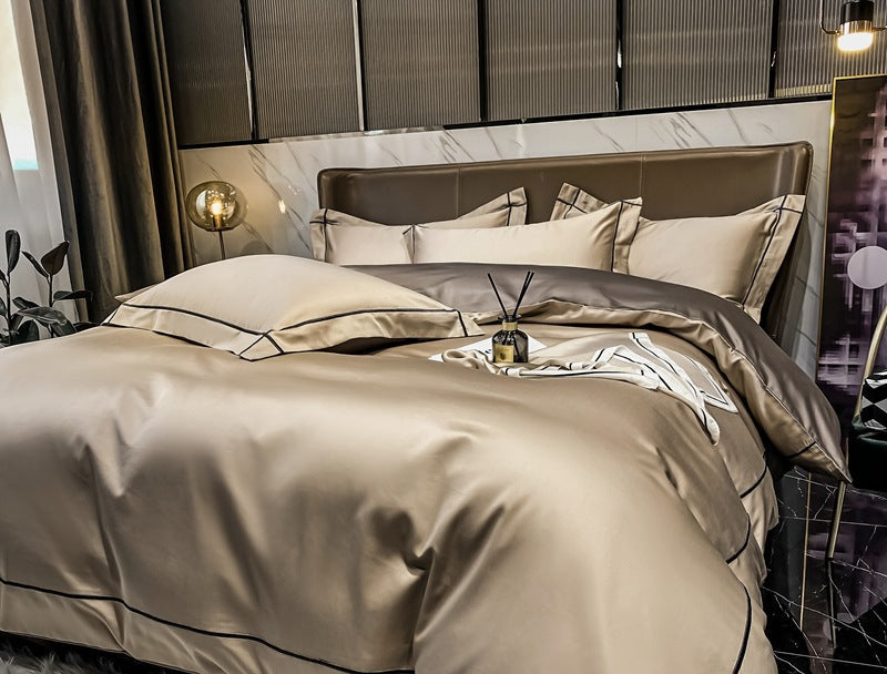 Dluxe Ave. Light Luxury Pure Cotton Four-Piece Set