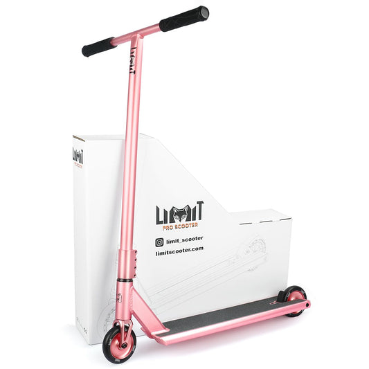 Dluxe Ave. Limit LMT71AZ Pro Street Scooters with Boxed Ends Best Freestyle BMX Stunt Scooter Perfect for Tall Adults and Teens Intermediate or Advanced Trick Scooter Riders.