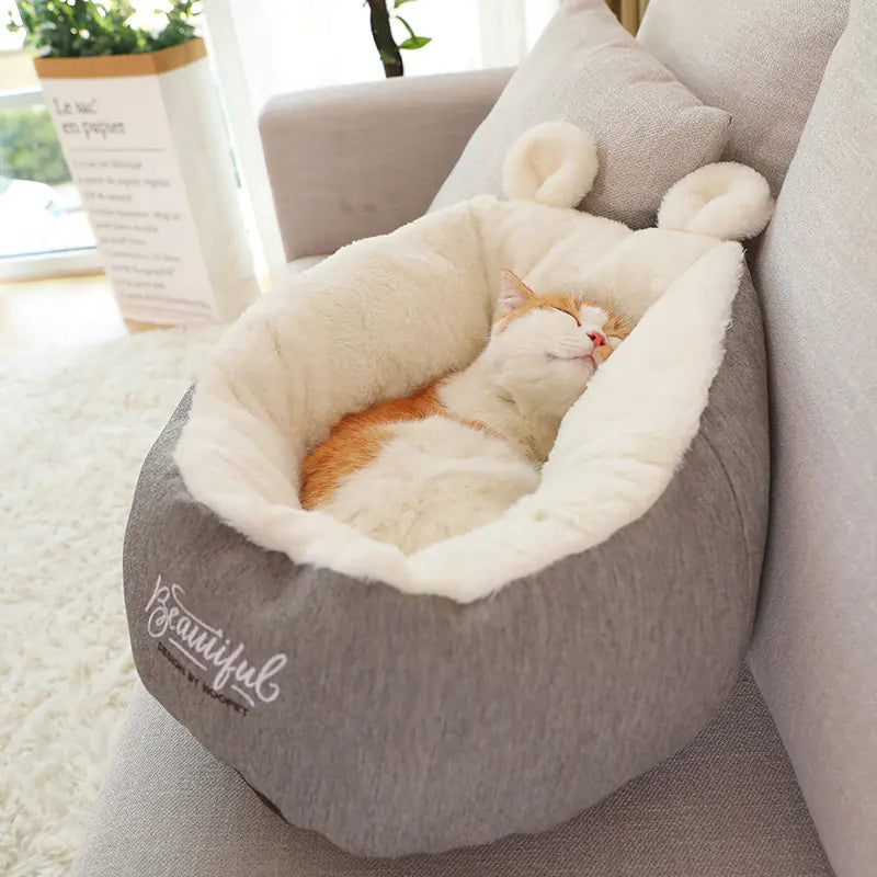 Dluxe Ave. Universal Summer Cat Bed for Ragdoll and Kittens (Grey M Out of Stock 52*52*32 CM)