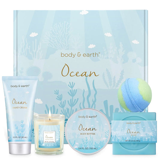 Dluxe Ave.  Ocean Scented Spa/ Bath and Body/ 5 Pcs