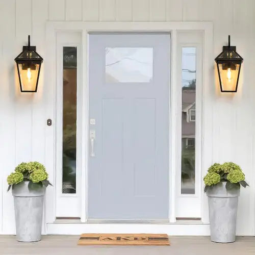 Dluxe Ave. Modern Outdoor Waterproof Wall Lights Support Many Types Of Bulb-2 Packs