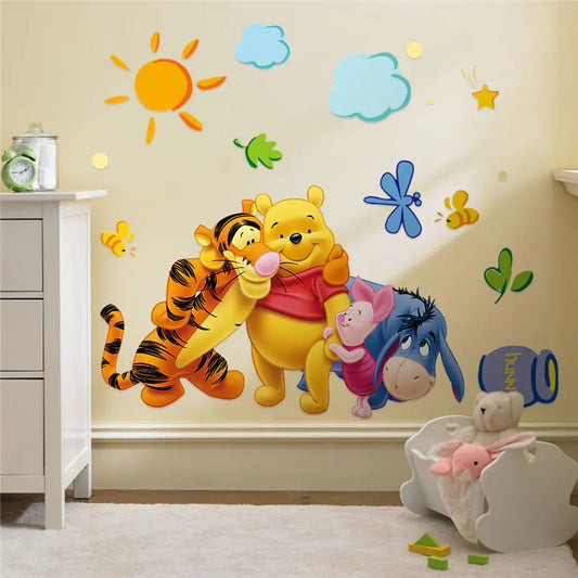 Dluxe Ave. Winnie the Pooh Wall Stickers for Kids Room Decor