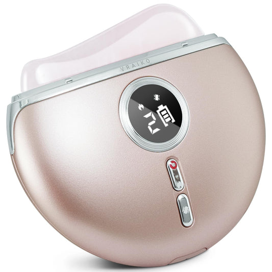 Dluxe Ave.  Electric Gua Sha Device/ Rose Quartz /with Heat and Vibration