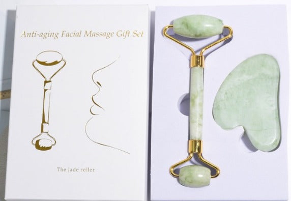 Dluxe Ave. Jade Roller & Gua Sha Gift Box