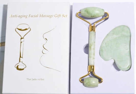 Dluxe Ave. Jade Roller & Gua Sha Gift Box