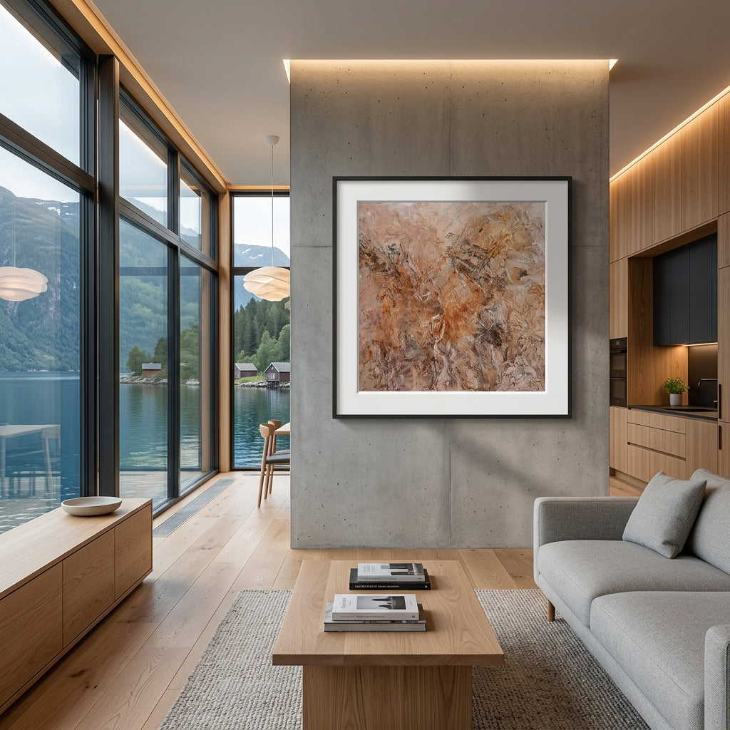Dluxe Ave. Abstract Canvas Wall Art Painting