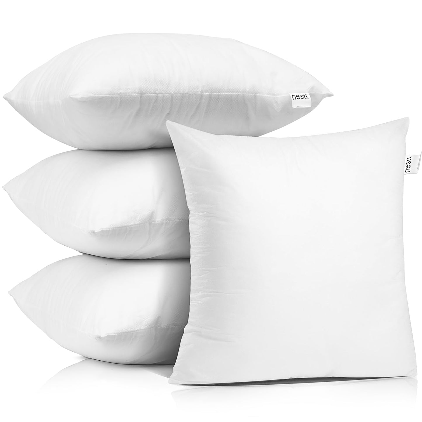 Dluxe Ave. 24x24 Pillow Inserts/ Decorative for Bed/ White