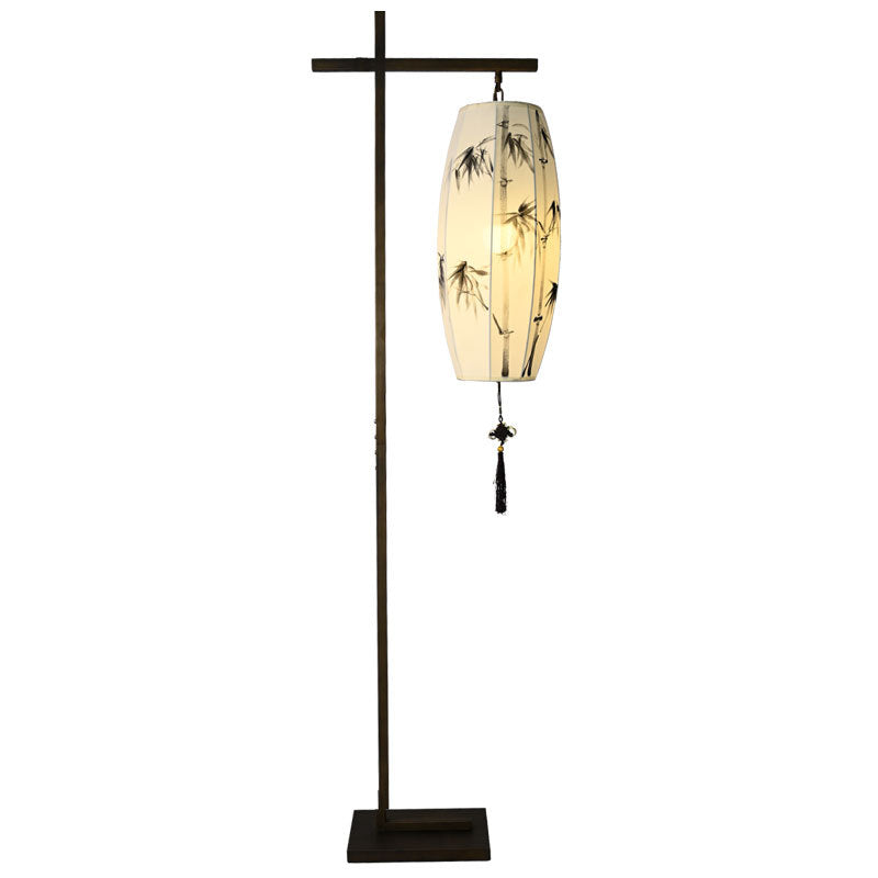 Chinese Retro Floor Lamp LED Standing Light