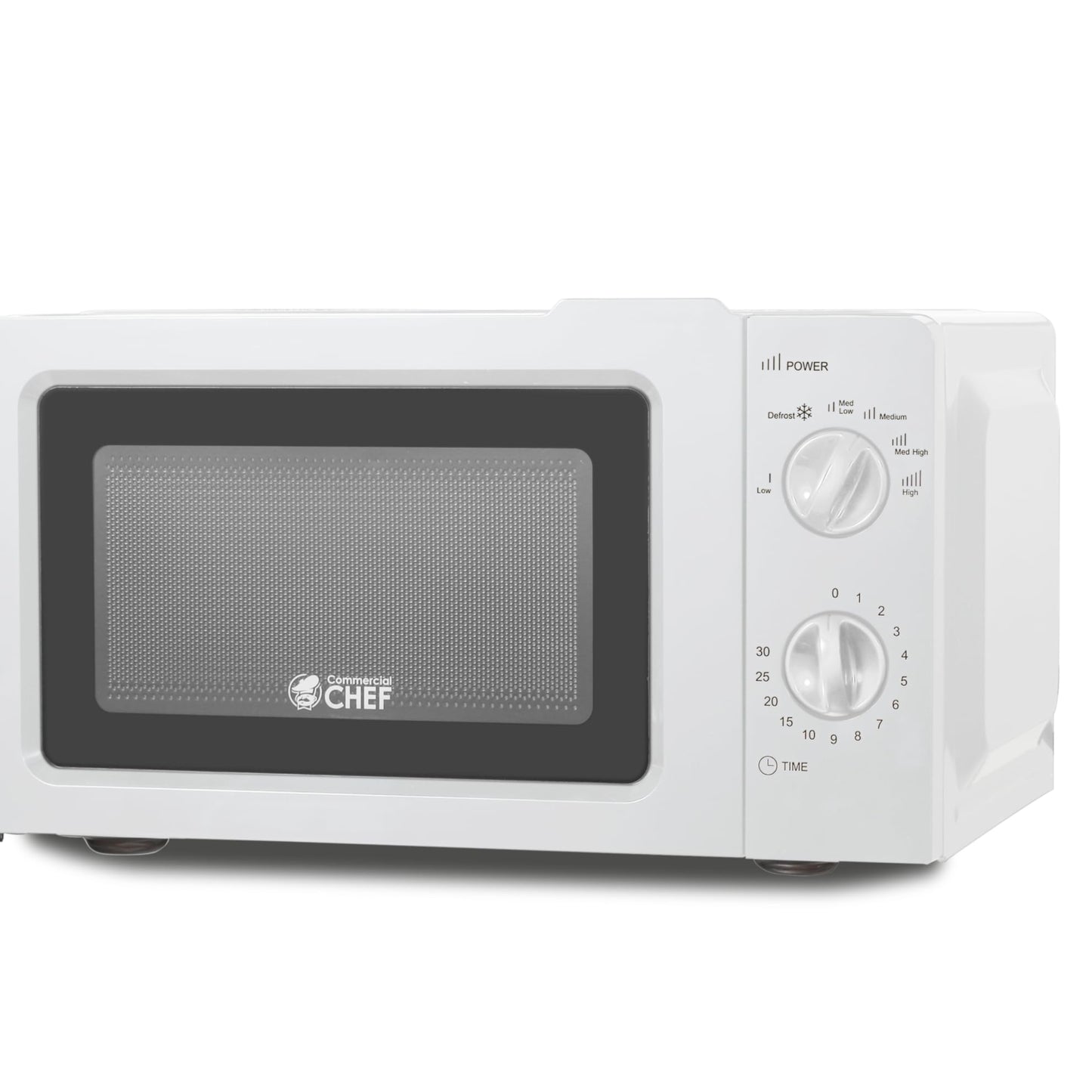 Dluxe Ave. 0.6 Cubic Foot Microwave / Power Levels Small Microwave 700W Countertop, White
