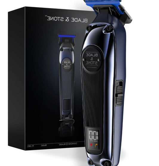 Dluxe Ave. Blade & Stone™ Professional Hair Trimmer for Men Dark Night