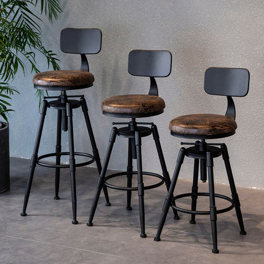 Dluxe Ave. Adjustable Rotating Bar Stool