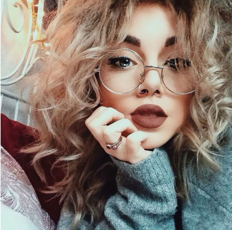 Round Frame Decorative Metal Glasses (Non-Prescription)