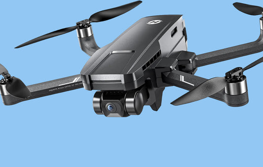 Dluxe Ave. GPS Drones with Camera for Adults/ 4K FAA 2-Axis Gimbal/ Built-in Remote/ ID 120°FOV Brushless Motor
