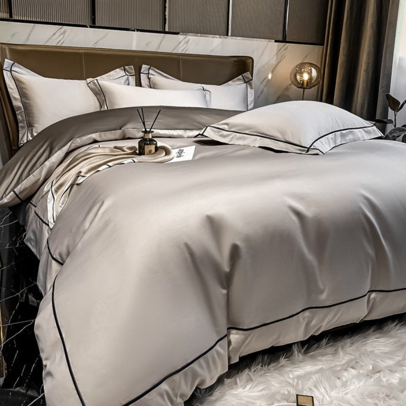 Dluxe Ave. Light Luxury Pure Cotton Four-Piece Set