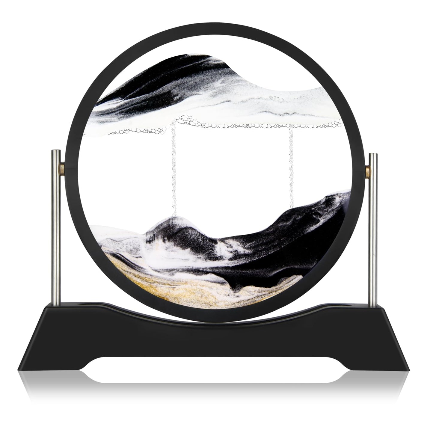 Dluxe Ave. Moving Sand Art Liquid Motion3D Decor,  Moving Art