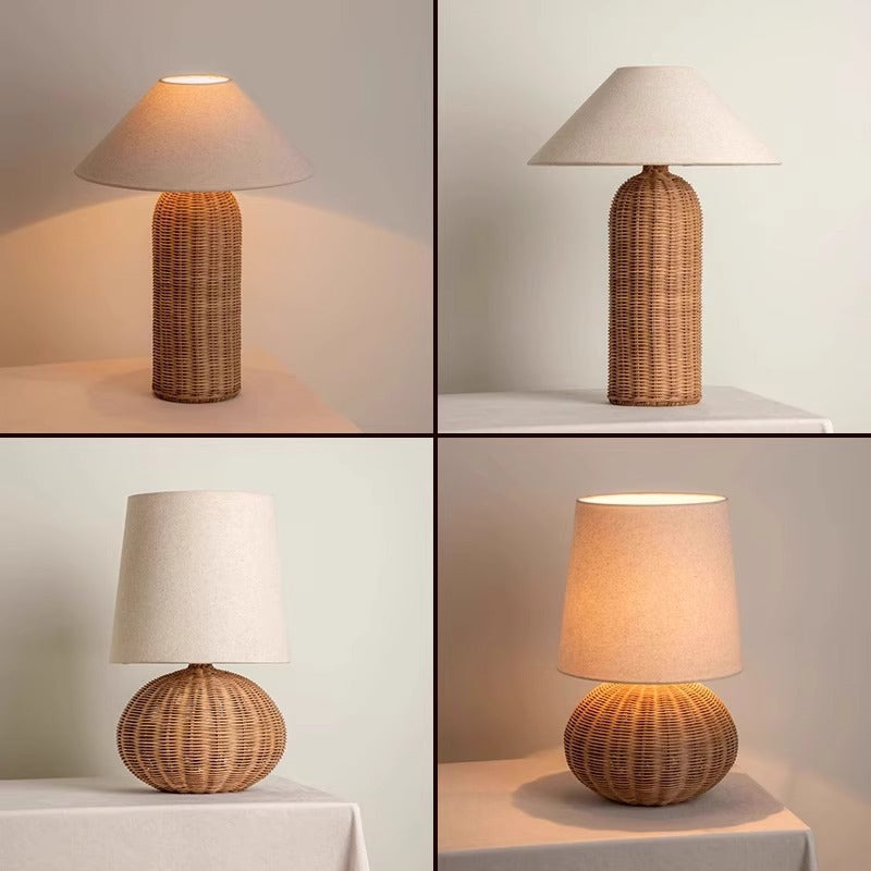 Dluxe Ave. Wabi-Sabi Style Bedside Table Lamp