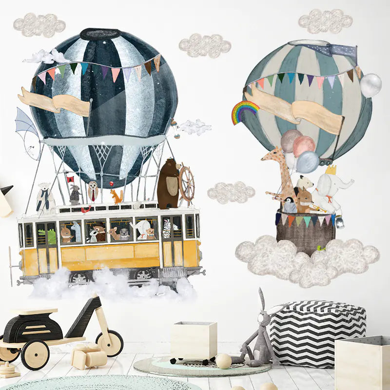 Dluxe Ave. Cartoon Wall Decoration Stickers for Kids' Rooms