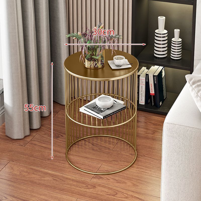 Nordic Marble Top Metal Side Table