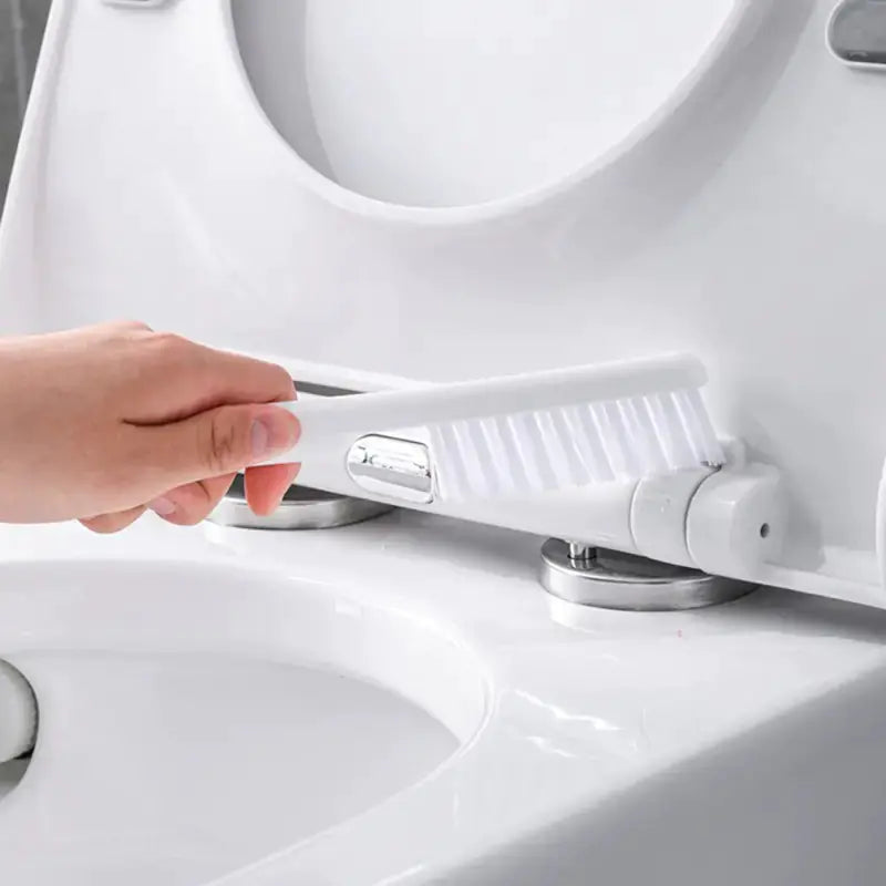 Dluxe Ave. Wall-mounted Toilet Brush and Holder with Silicone Head