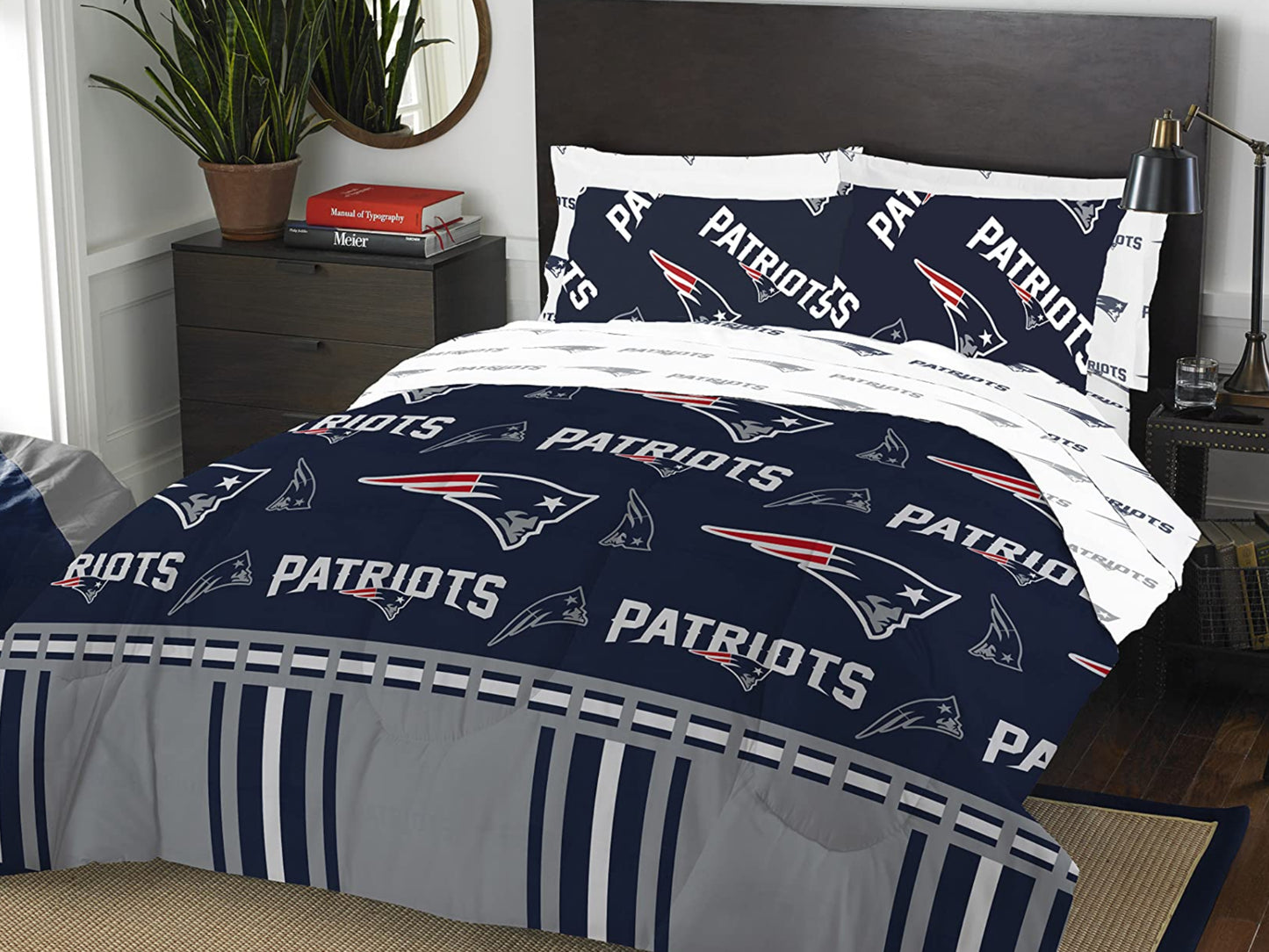 Dluxe Ave. ( FULL )  NFL 7 Pcs Comforter Set