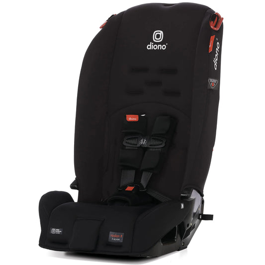 Dluxe Ave.  3-in-1 Convertible Car Seat Rear Facing & Forward Facing 10 Years 1 Car Seat Slim / Jet Black