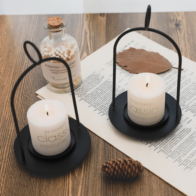 Wrought Iron Candle Lantern