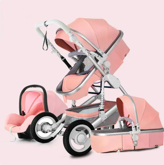 Dluxe Ave. High-View Foldable Stroller – Sit & Recline Comfort
