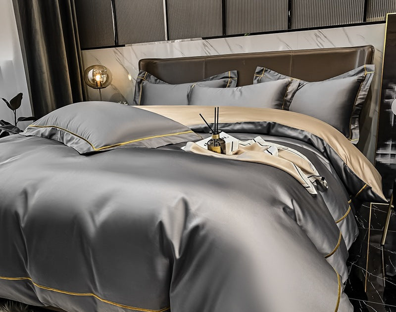 Dluxe Ave. Light Luxury Pure Cotton Four-Piece Set