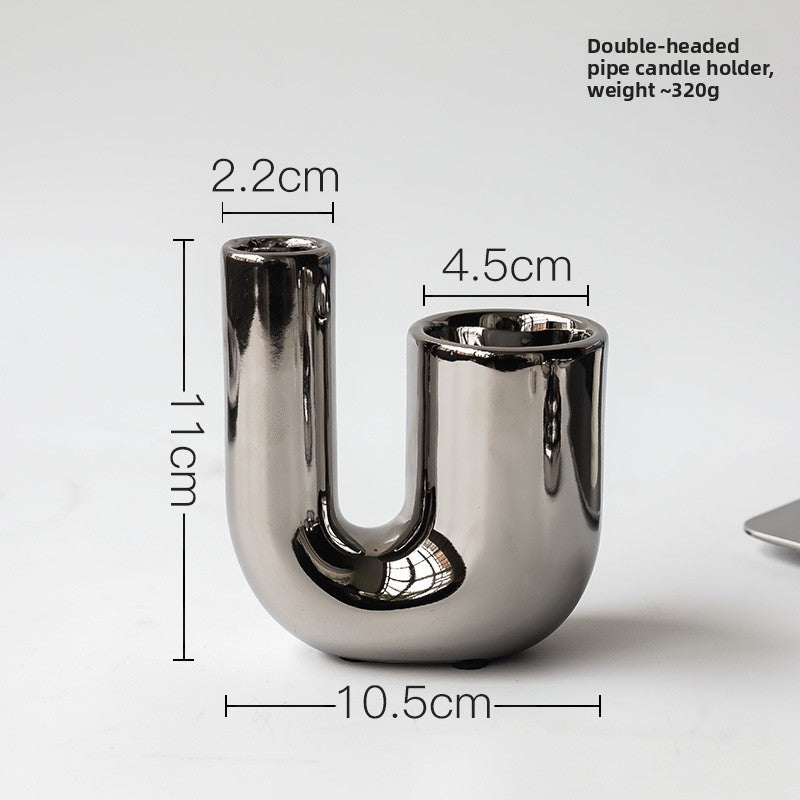 Ceramic candle holder