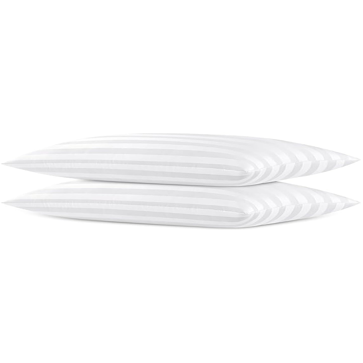 Dluxe Ave. ( STANDARD ) Low Pillows, Set of 2,  { THIN/ SOFT/ FLAT} 20x26
