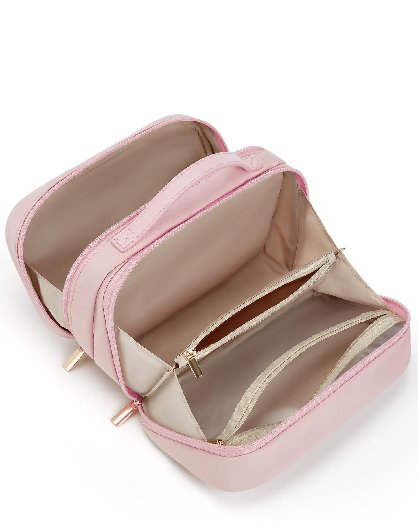 Dluxe Ave. Cosmetic Bag Organizer/ Travel Essentials/ Toiletries/ Pink