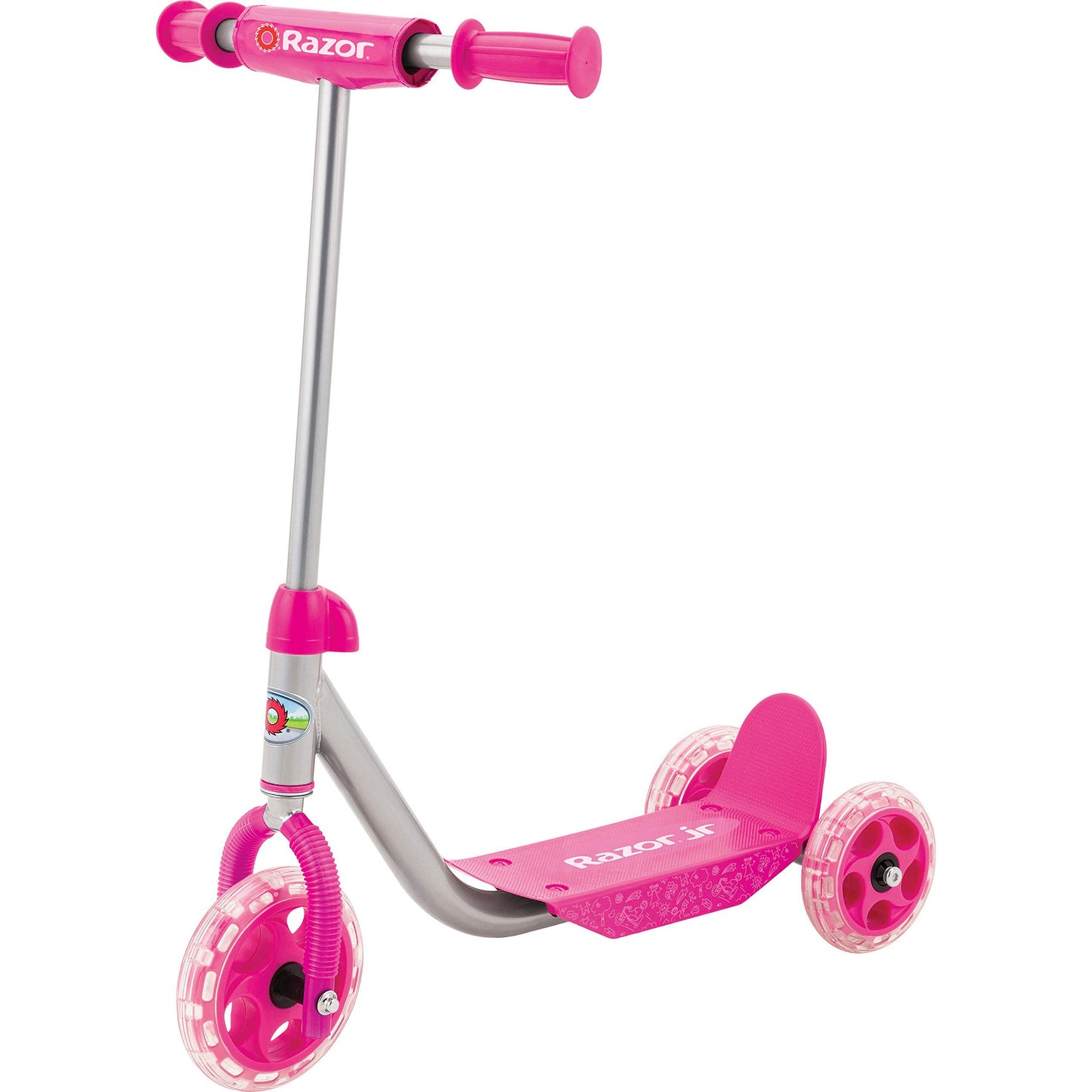 Dluxe Ave. Lil Kick Scooter, 3-wheel design,Wide, slip-resistant deck,Padded T-Bar