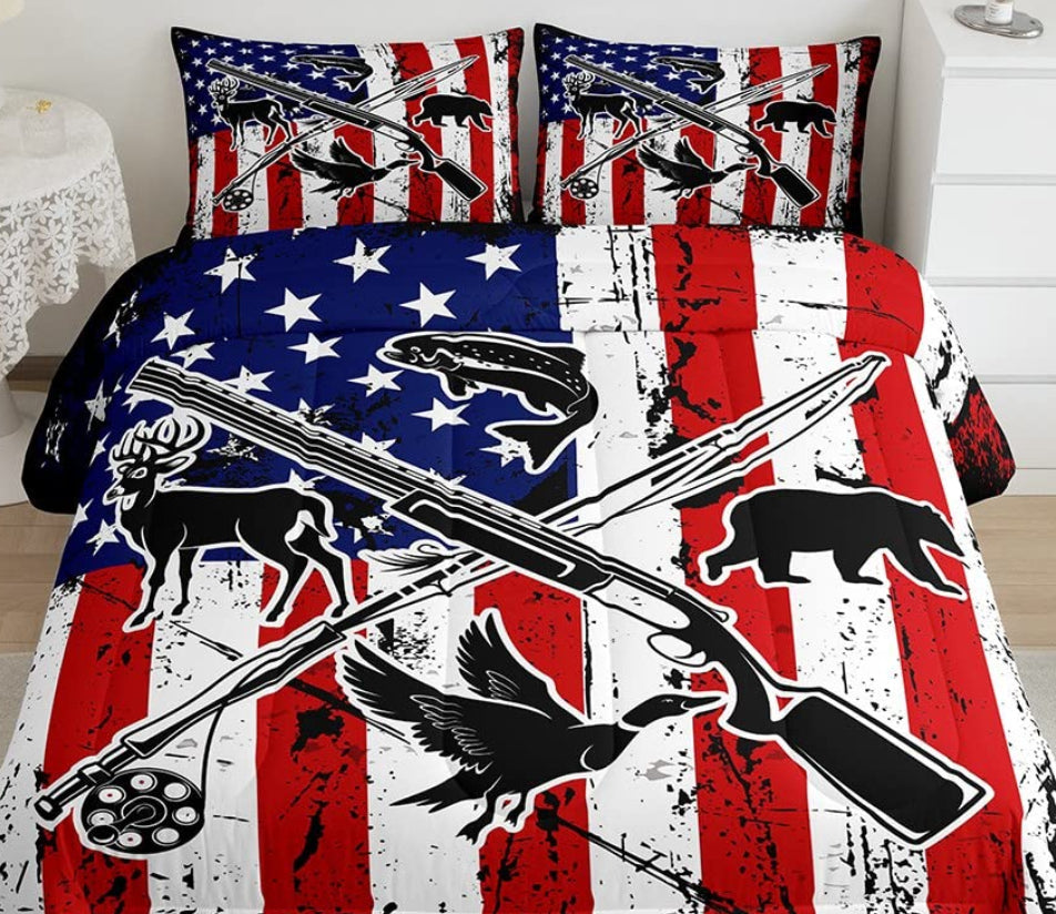 Dluxe Ave. ( FULL ) 3 PCS Comforter Bedding Sets