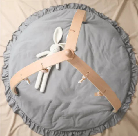 Dluxe Ave. Wooden Baby Fitness Play Gym