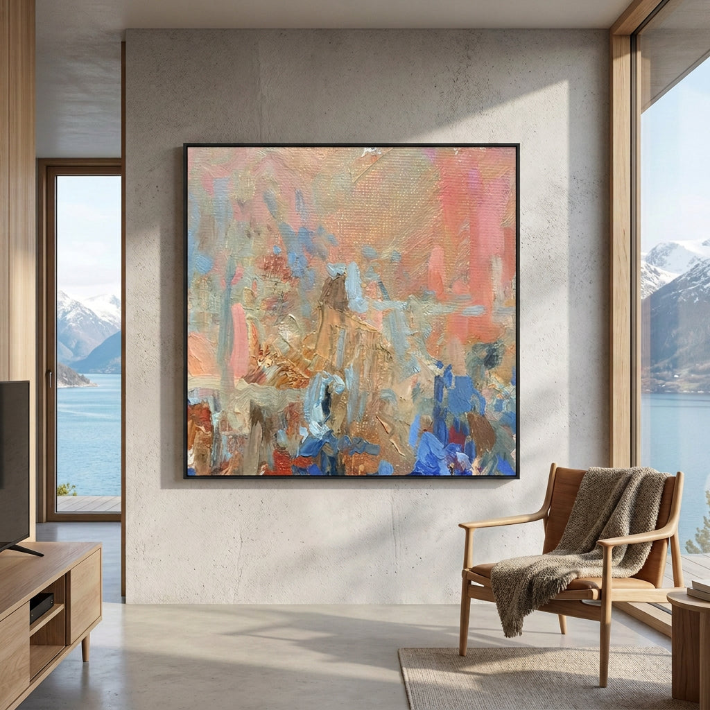 Dluxe Ave. Abstract Canvas Wall Art Painting