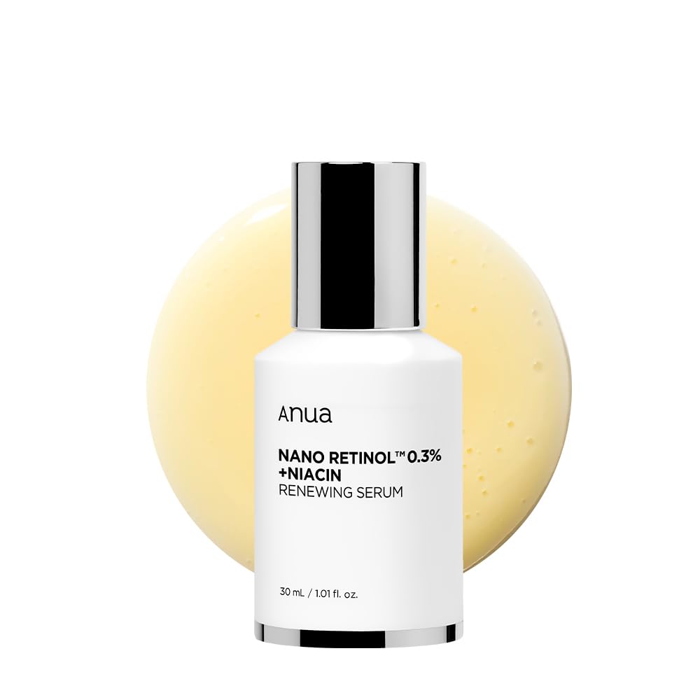 Dluxe Ave. Anua Retinol Serum for Anti-Aging Textured skin | 0.11% Retinol 5% Niacinamide 20+Soothing Ingredients Gentle for Beginner (30ml /1.01 fl.oz.)